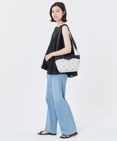 LeSportsac SMALL BUCKET TOTE/トリコロールハートエンブロイダリー