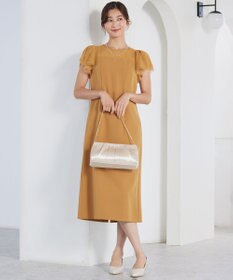 ANY SIS フリルスリーブペンシル ドレス