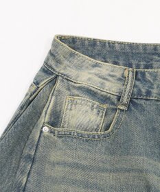 WEGO バギーハーフデニム