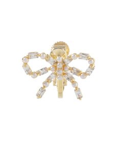 Maison de FLEUR ビジューリボンイヤリング