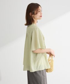 Green Parks ＳＥＴ２点マジョリカシャーリングブラウス＋タンク