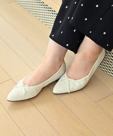 nouvelleRobe Oū 【本革・高反発】Pointed ポインテッドトゥ 型押しバレエシューズ