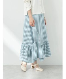 earth music&ecology イレヘムチェックスカート