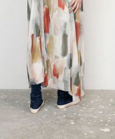 TRICOTE ラメラインファーソックス