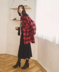 WEGO 【ユニセックス着用ITEM/SMLサイズ展開】チェックネルシャツ