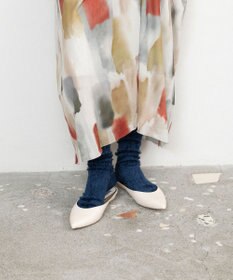 TRICOTE ラメラインファーソックス