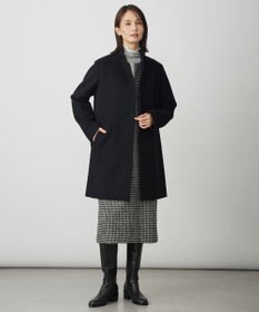 J.PRESS LADIES ショートビーバー スタンドカラー コート