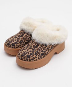 WEGO 【25年秋冬新作/あったかい】ムートンタッチサボ