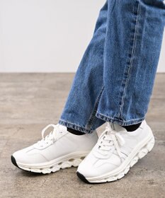 Pointer 日本製 本革 穴開きソールスニーカー