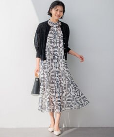 23区 L 【洗える】ライトシアーニット カーディガン