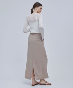 BEIGE， LIANE / リブニットトップス