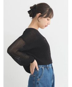 earth music&ecology メッシュカーディガン