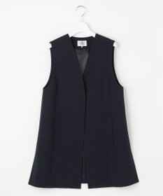 J.PRESS LADIES L 【洗える】T/Rアルガンシルク ジレ