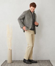 JOSEPH ABBOUD 【キングサイズ・裏起毛/ウエスト伸びる】オーガニックコットン2WAYストレッチカルゼ パンツ