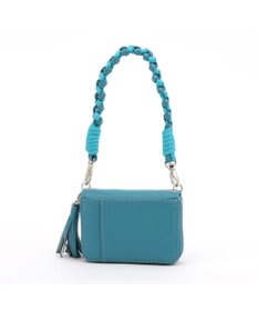 UNBILLION ペルケ perche / ドット型押し・ジャバラチャームウォレットショルダー