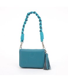 UNBILLION ペルケ perche / ドット型押し・ジャバラチャームウォレットショルダー