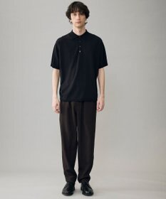 UNFILO MENS リネンライク イージーテーパード