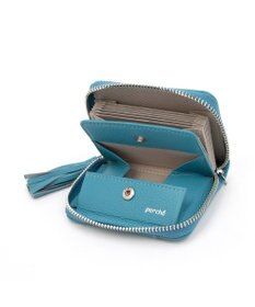 UNBILLION ペルケ perche / ドット型押し・ジャバラチャームウォレットショルダー