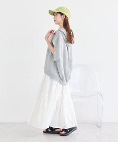 earth music&ecology シアーダンボールフーディーベスト