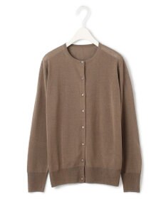 ICB 【洗える】 ウールアセテートハイゲージ カーディガン