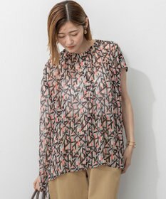 23区 【洗える】Ratti アブストラクトプリント ブラウス