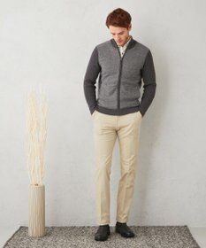 JOSEPH ABBOUD 【キングサイズ・裏起毛/ウエスト伸びる】オーガニックコットン2WAYストレッチカルゼ パンツ