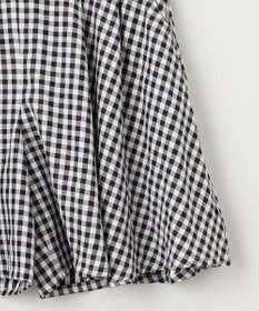 組曲 KIDS 【150-160㎝】フレアーギンガム ショートパンツ