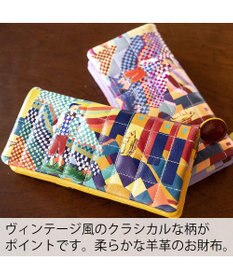 tsumori chisato CARRY カラフルランドスケープ かぶせ 長財布