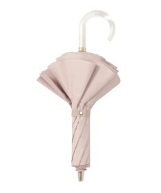 MOONBAT 【1級遮光/遮熱/UV】LANVIN en Bleu (ランバン オン ブルー)晴雨兼用日傘 ラッフルフリル 無地 チャーム付き 折りたたみ傘 楽折