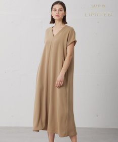 BEIGE， VIRGILE / Vネックリラックスワンピース