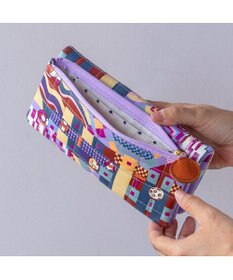 tsumori chisato CARRY カラフルランドスケープ かぶせ 長財布