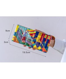 tsumori chisato CARRY カラフルランドスケープ かぶせ 長財布