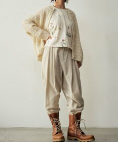 muuc ボタニカル刺繍ベスト