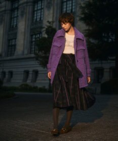 GRACE CONTINENTAL リングウールショートコート