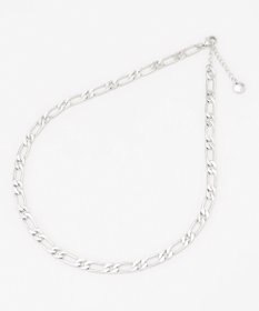 ICB ショートチェーンネックレス シルバー［変形喜平チェーン］系