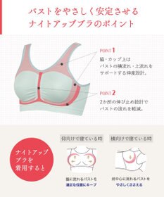 Wing ノンワイヤーブラ　【ナイトアップブラ】　寝るとき用ブラ　夜のバストケア　ウイング／ワコール　KB3507