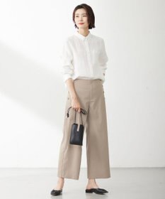 J.PRESS LADIES 【洗える】リネン シャツ