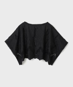 GRACE CONTINENTAL 刺繍ポンチョトップ