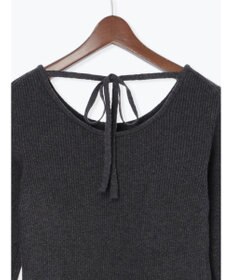 Te chichi 【宮本茉由着用】リブニットドッキングアシメワンピース