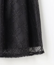 Feroux きらめきチェックフレア スカート