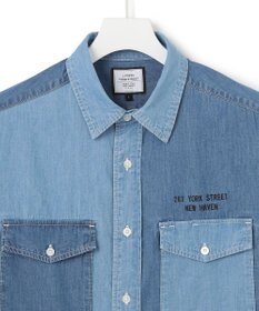 J.PRESS YORK STREET 【UNISEX】クレイジーパターン デニムシャツ