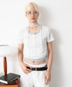 WEGO ヘンリーネックレイヤードT