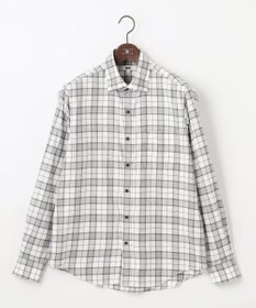 JOSEPH ABBOUD 【柔らか/暖かい】ファインブラッシュド ネル チェック シャツ