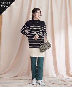 Tiaclasse 【安田美沙子さん着用・新色追加・日本製】すふれ起毛ストレートパンツ