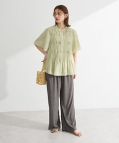 Green Parks ＳＥＴ２点マジョリカシャーリングブラウス＋タンク