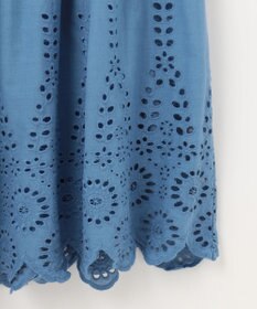 Feroux 【洗える】刺繍ティアード スカート