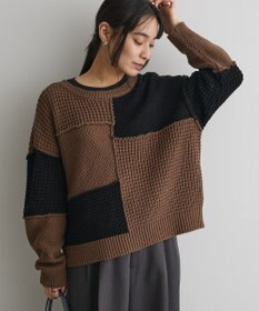 CRAFT STANDARD BOUTIQUE パッチワークニットプルオーバー
