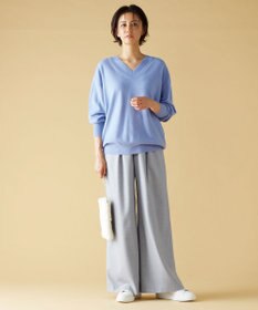 自由区 ウールサキソニーワイド パンツ