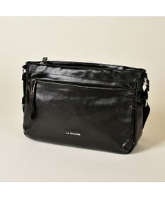 LA BAGAGERIE コーティングキャンバス ショルダーバッグ