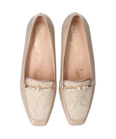 Bridget Birkin 【Bridget Birkin】レースコンビパールビットローファー